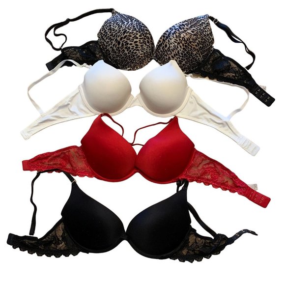 Victoria’s Secret Other - Victoria Secret Everywhere Push-Up & Gilligan 4pc Bra Bundle size 34C